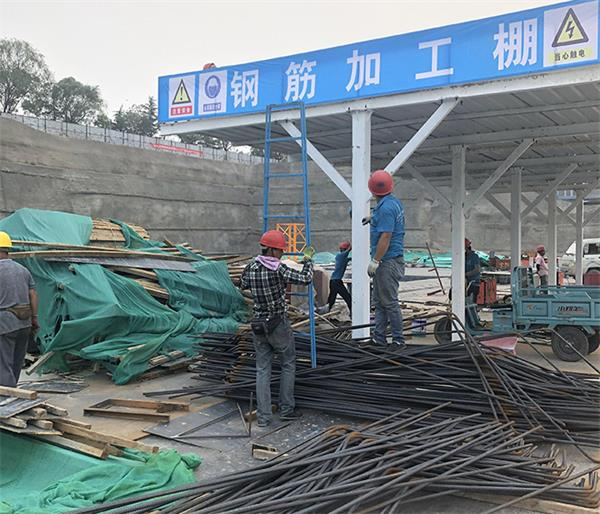 鋼筋加工棚 