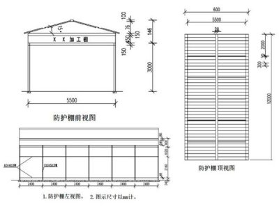 濟南木工防護棚廠家 
